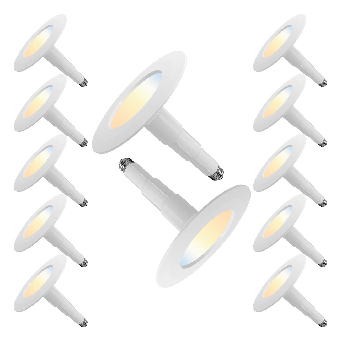 LED Recessed Lighting 5/6 Inch - 12W Dimmable Retrofit Can Lights, 800LM, 5CCT Adjustable (2700K-5000K)