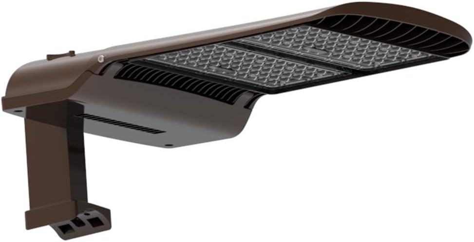 KAWELL 100W LED Parking Lot Light - 13000LM Square Pole Mount with Optional Photocell 5000K