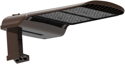 KAWELL 100W LED Parking Lot Light - 13000LM Square Pole Mount with Optional Photocell 5000K