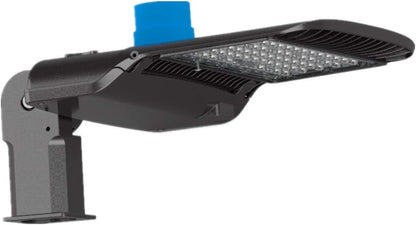 KAWELL 100W LED Parking Lot Light - 13000LM Square Pole Mount with Optional Photocell 5000K