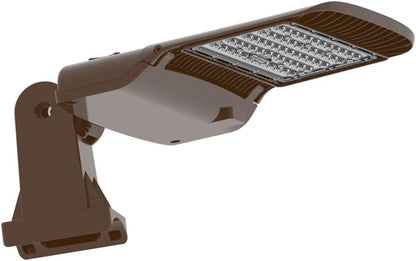 KAWELL 100W LED Parking Lot Light - 13000LM Square Pole Mount with Optional Photocell 5000K