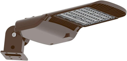 KAWELL 100W LED Parking Lot Light - 13000LM Square Pole Mount with Optional Photocell 5000K