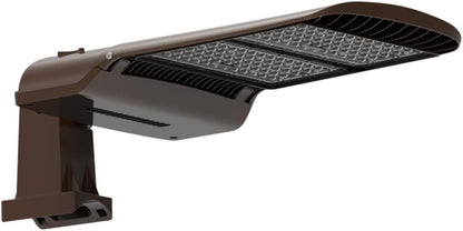 KAWELL 100W LED Parking Lot Light - 13000LM Square Pole Mount with Optional Photocell 5000K