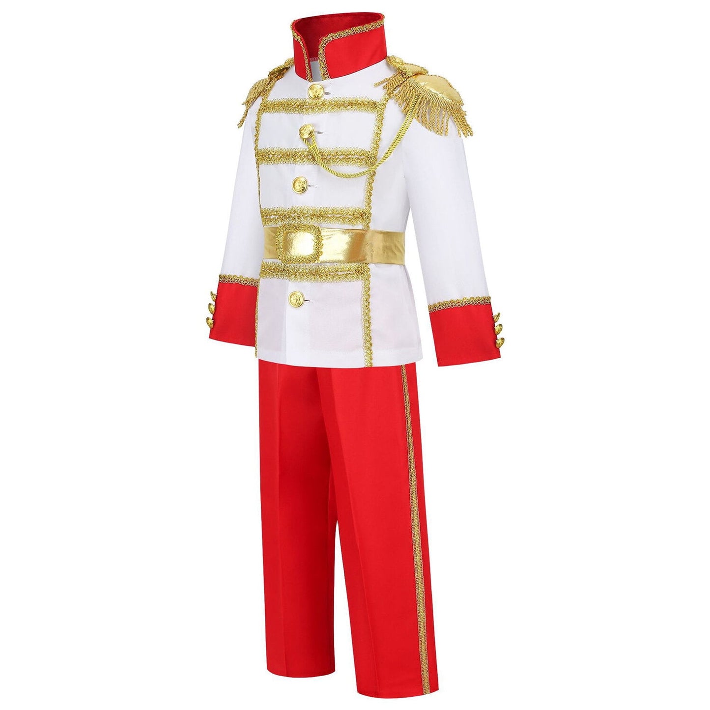 KAWELL Prince Charming Costume Halloween Cosplay Costume, Middle Ages Royal Knight Fairy Tale Dress