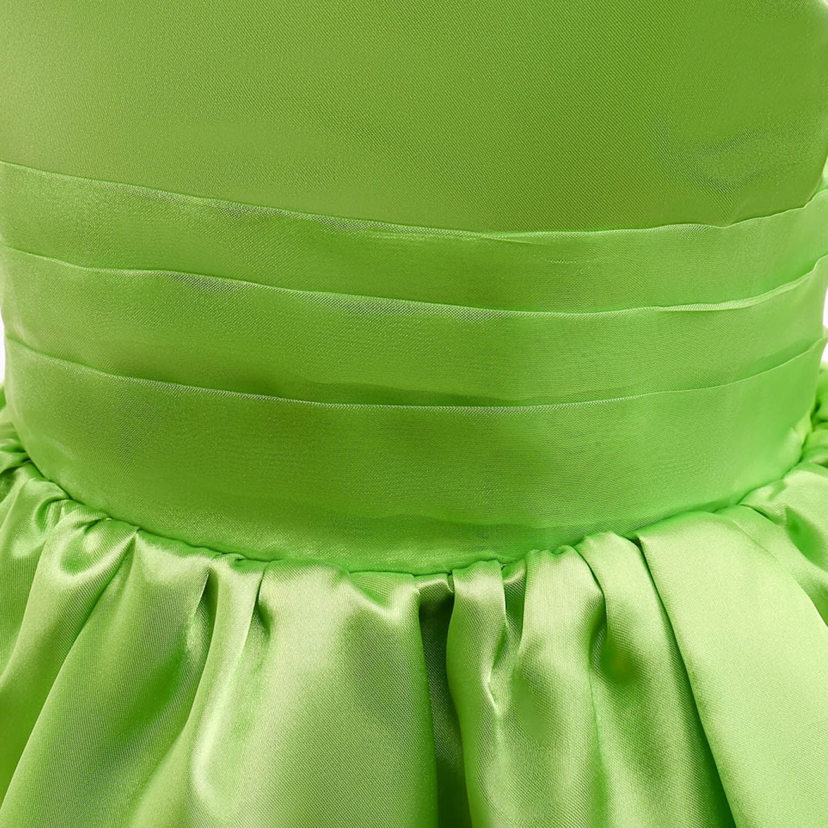 KAWELL Princess Green Costume Halloween Dress up Birthday Party Outfit