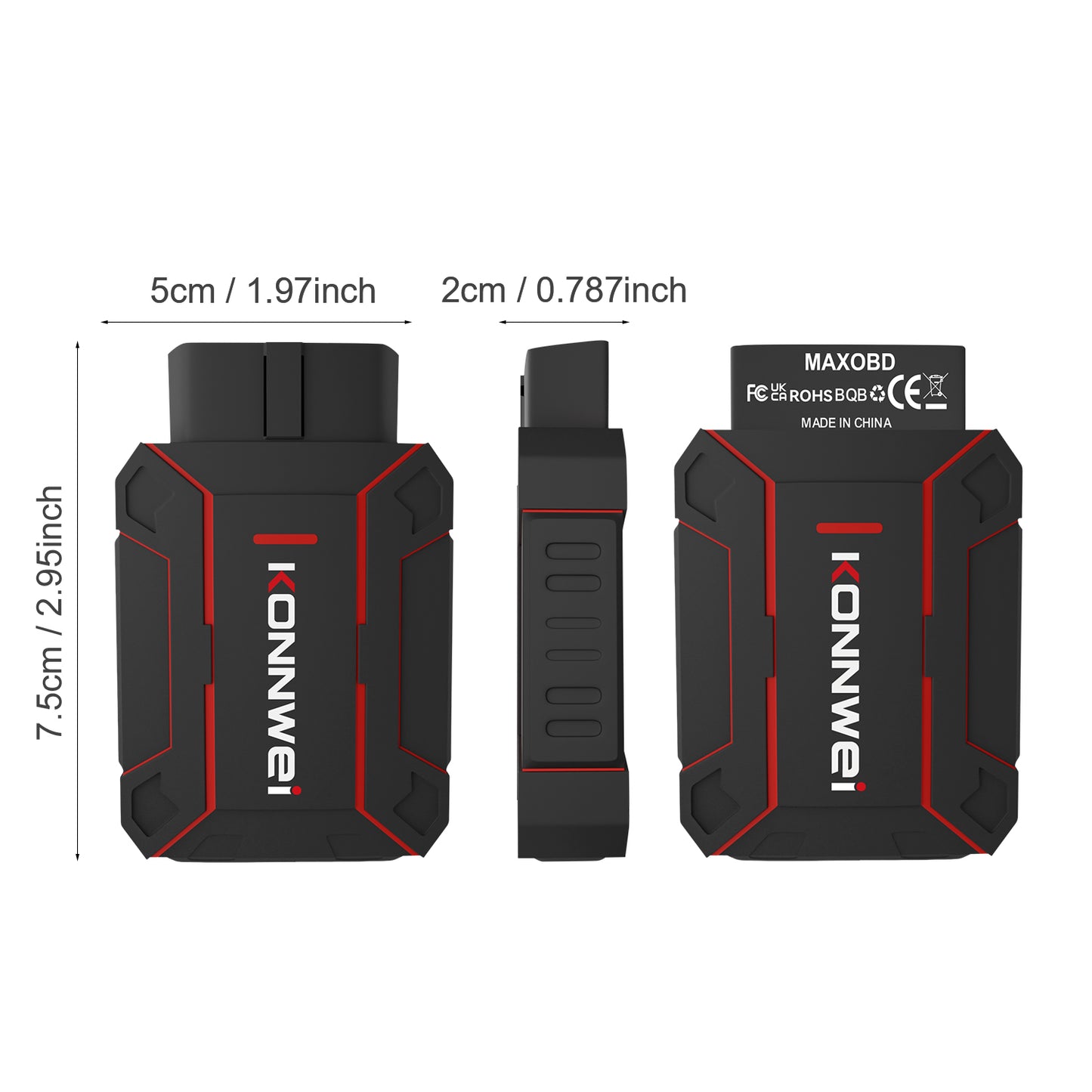 KONNWEI MAXOBD Bluetooth 5.0 OBD2 Car Diagnostic Scanner | Full System | iOS & Android