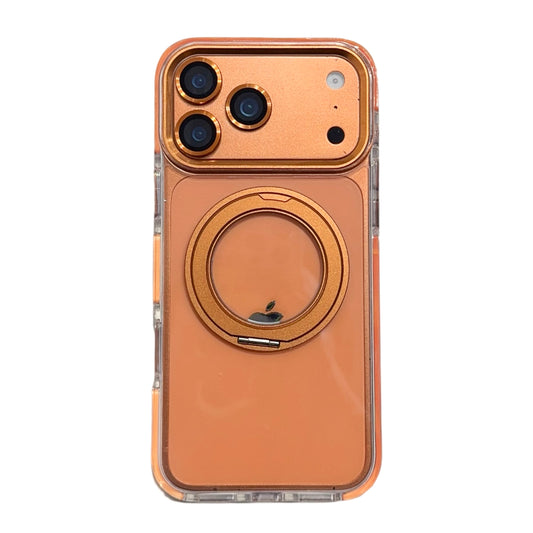 For iPhone 17 Pro Max Magnetic Stand Case | MagSafe Compatible | Military-Grade Drop Protection | Matte Translucent Ring Holder