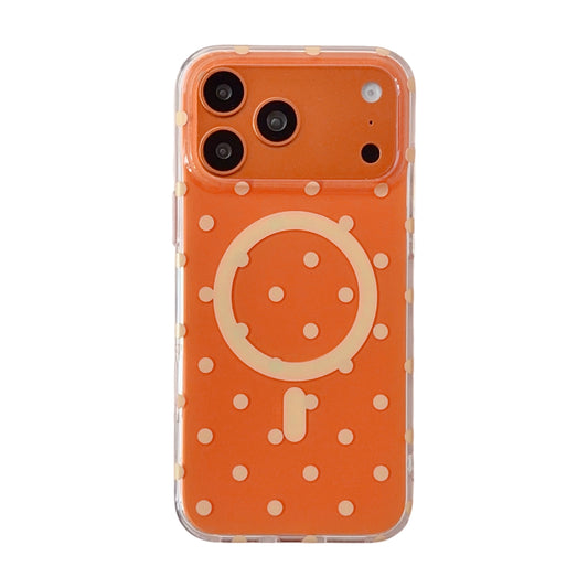 Polka Dot MagSafe for iPhone 17 Pro Max Case – Slim Clear TPU Shockproof Cover