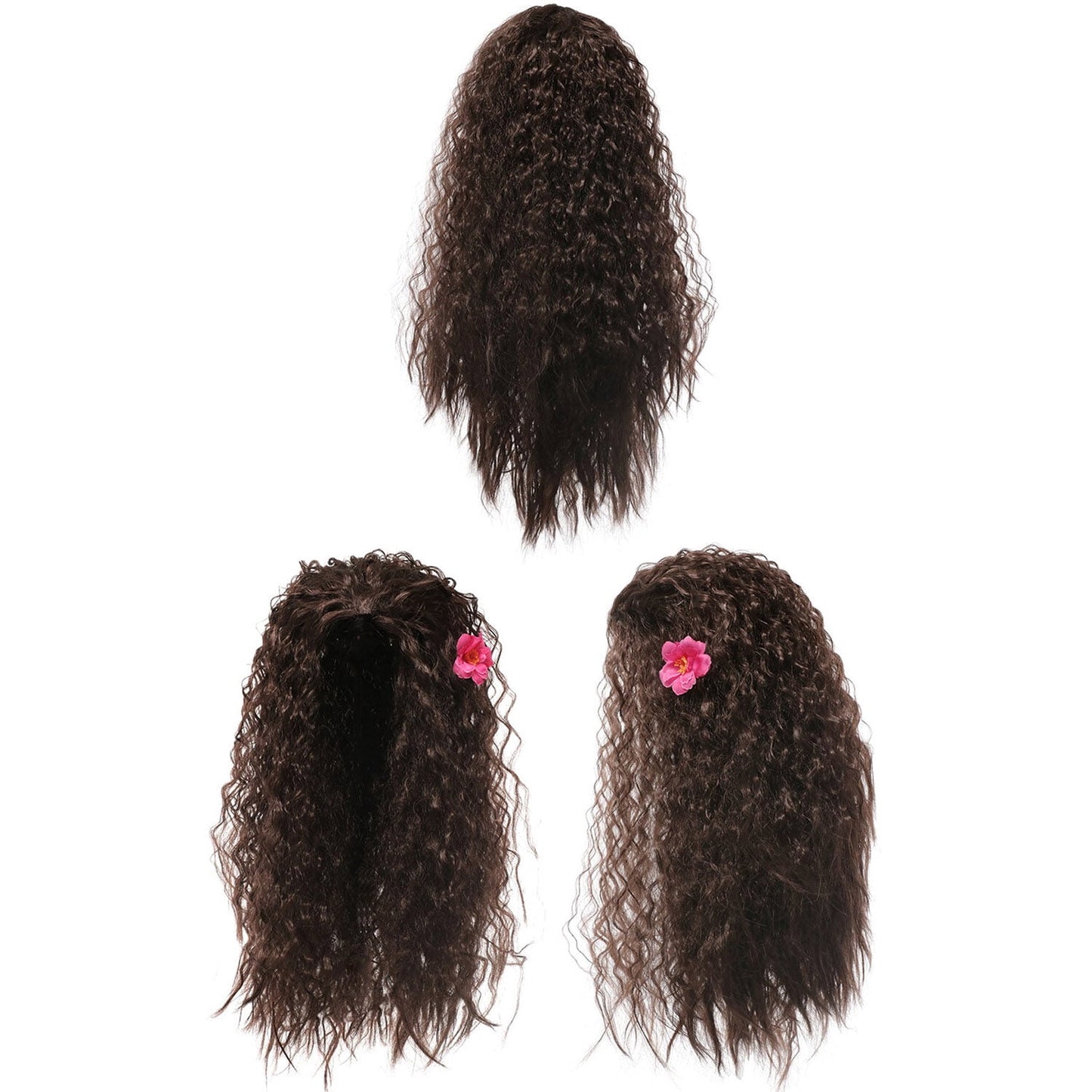 URSOFINE Princess Adventure Costume,Ocean Theme Birthday Party Halloween Dress up With Necklace Wigs 3-10Years