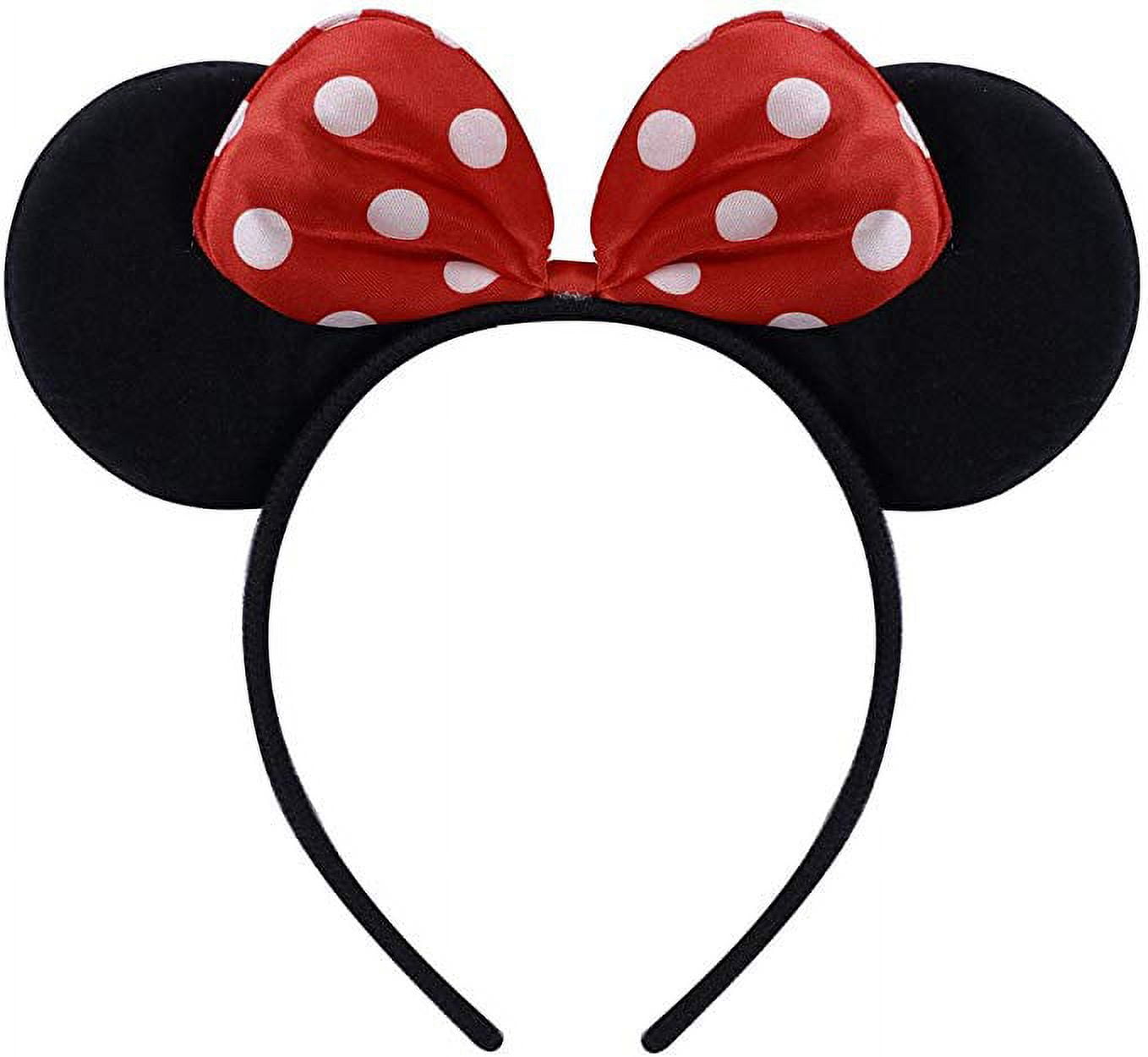 KAWELL Mini Costume for Girls with Mouse Ear Headband, Polka Dot Dress, Child/Toddler, 18-24M