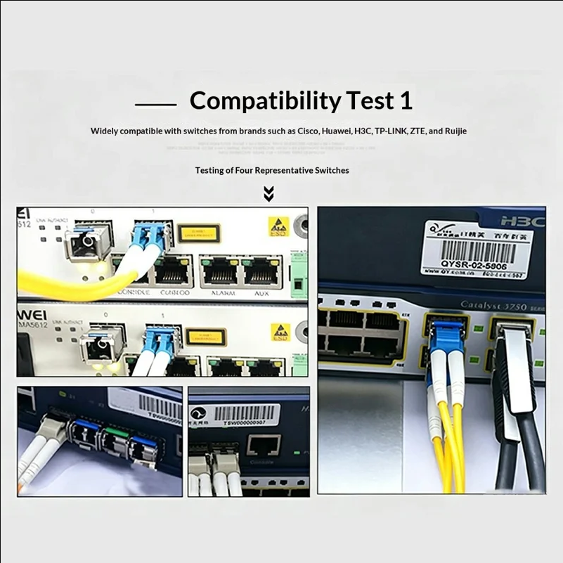NESTONG 1 Pair 80KM 1.25G / s TX1490 / RX1550NM Gigabit SC Port BIDI Single Mode Single Fiber Optical Module - Silver - scene 1