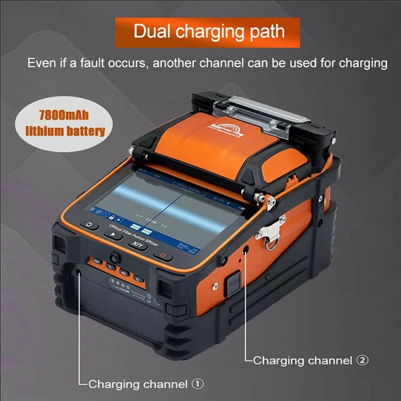 SIGNAL FIRE AI-9 Fiber Fusion Splicer 5S Splicing 15S Heating with Built-In OPM and VFL - UK Plug - scene 2