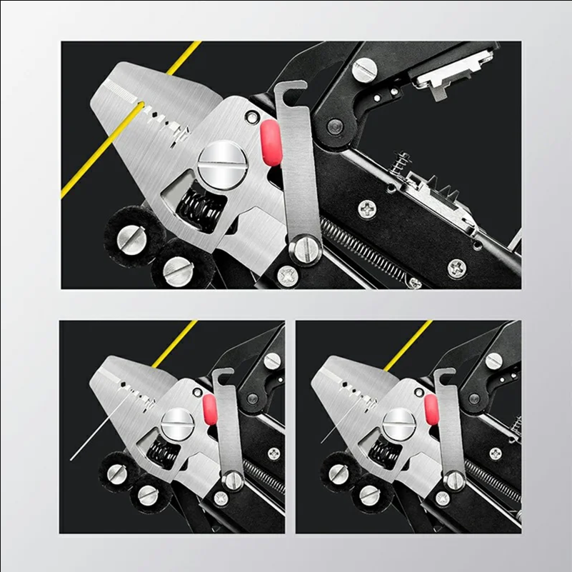 SIGNAL FIRE MC-16 3 in 1 Fiber Stripper and Cleaver 0.8 Degree 48000-Cut Tungsten Steel Blade - scene 2