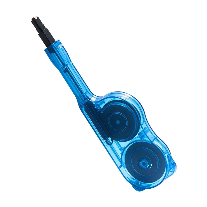A-M600 Fiber Optic Connector Cleaner 180 Degree Rotating Anti-Static Resin MPO / MTP Cleaning Pen - Blue - scene 1