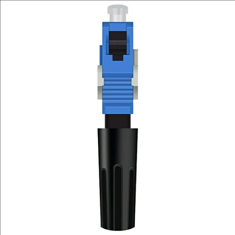 10Pcs SC / UPC Fiber Optic Quick Connectors Low Insertion Loss Zirconia Ceramic Ferrule Reusable Mechanical Splices - selling point 1