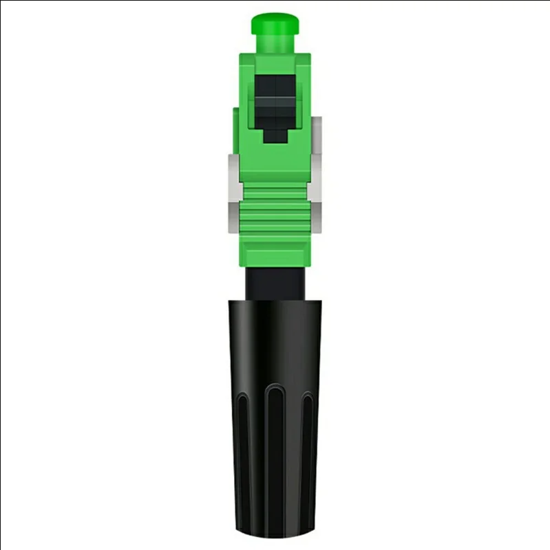 10Pcs SC / APC Fiber Quick Connectors 54 x 10mm Ceramic Ferrule Reusable Low Loss - selling point 1