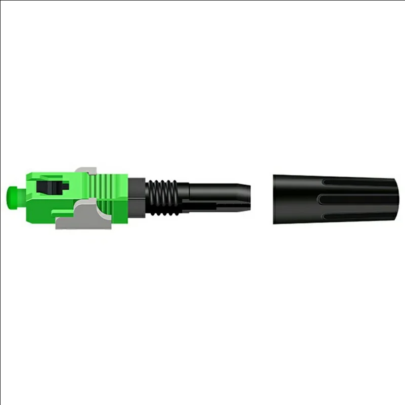 10Pcs SC / APC Fiber Quick Connectors 54 x 10mm Ceramic Ferrule Reusable Low Loss - selling point 2