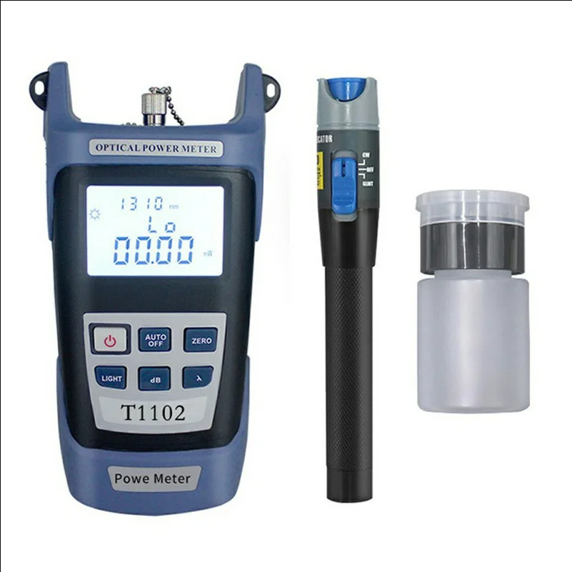 FTTH Fiber Optic Tool Kit Optical Power Meter 5km Visual Fault Locator with Storage Bag (without Battery) - selling point 1