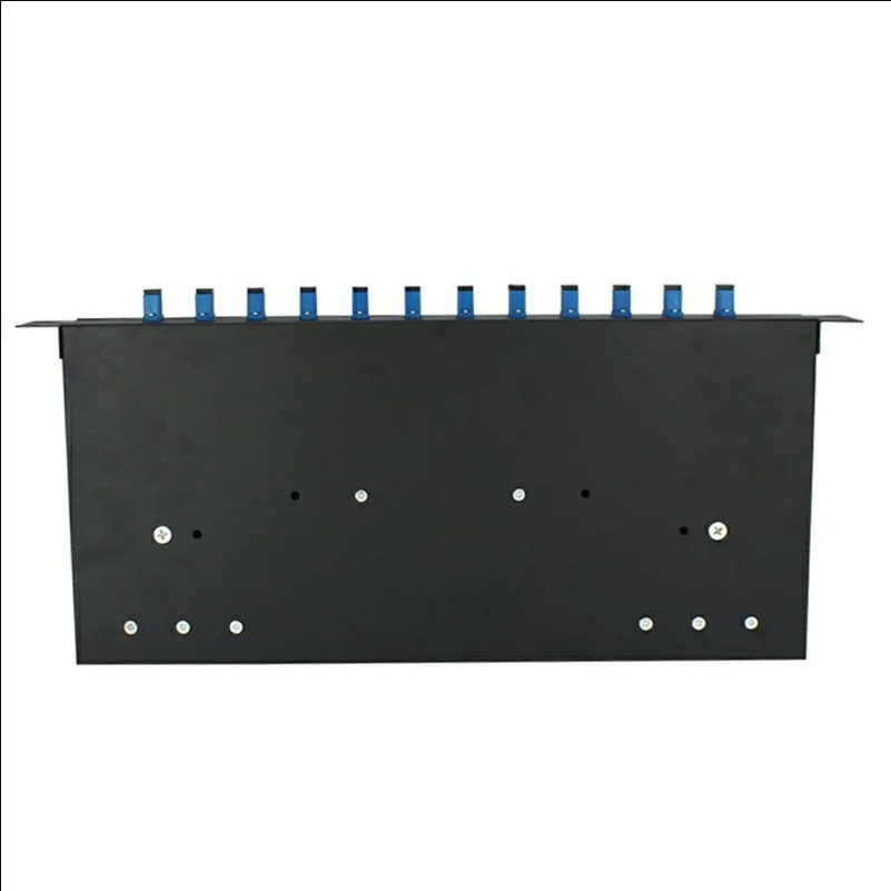 12-Port SC Fiber Optic Termination Box 0.6-0.8mm Cold Rolled Steel Wall Mount Splice Enclosure - Black - selling point 2