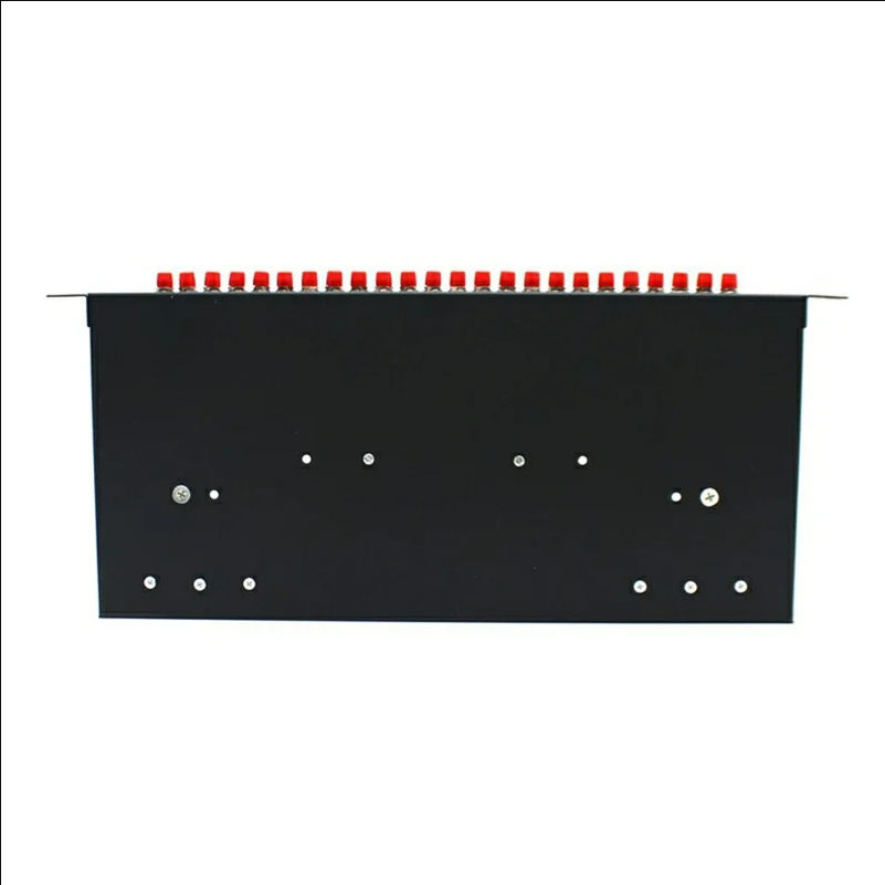 24-Port FC Fiber Optic Termination Box Cold Rolled Steel Wall Mount Splice Tray for FTTH - Black - selling point 2
