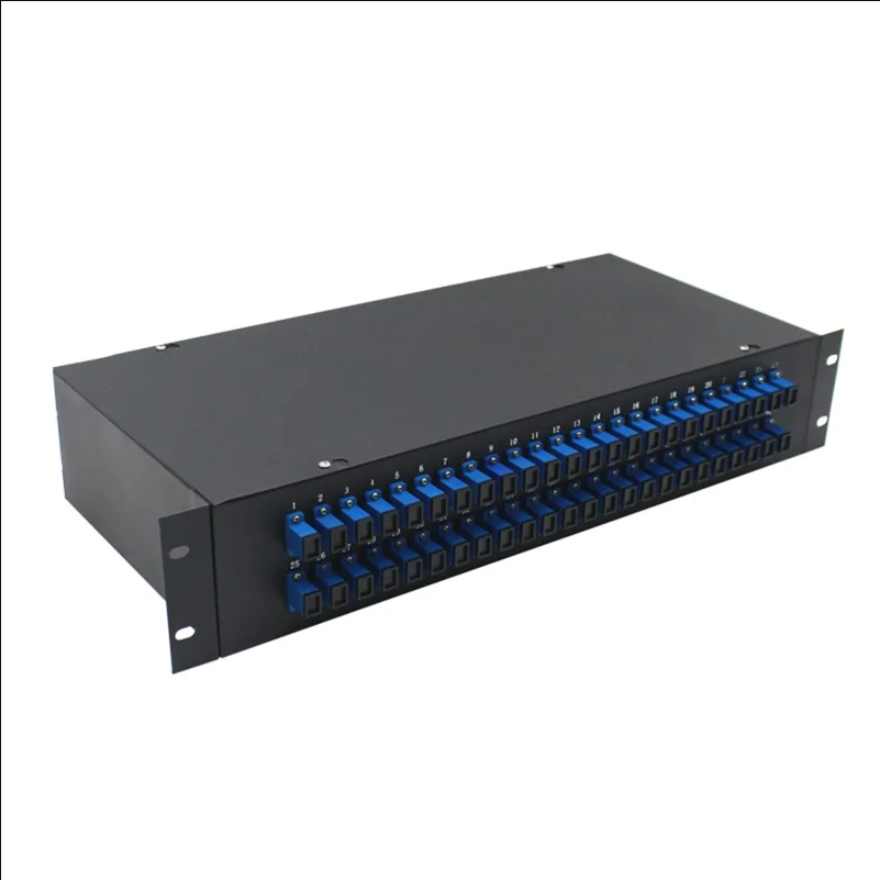 48-Port SC Fiber Optic Termination Box 0.6-0.8mm Cold Rolled Steel Wall Mount Splice Enclosure - Black - selling point 1