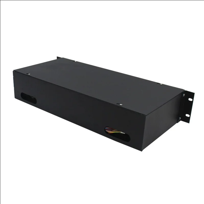 48-Port SC Fiber Optic Termination Box 0.6-0.8mm Cold Rolled Steel Wall Mount Splice Enclosure - Black - selling point 2