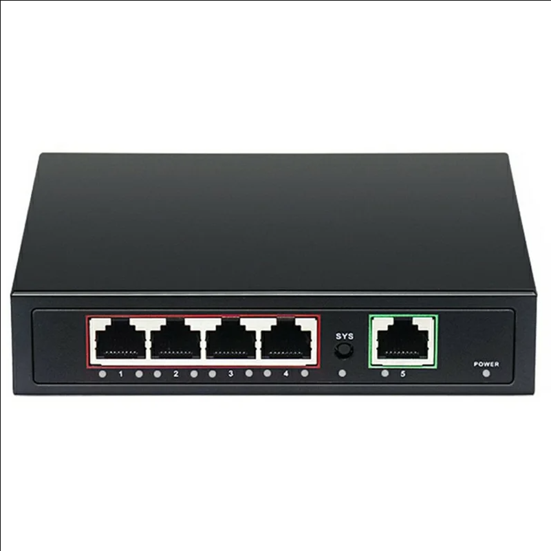 5-Port Gigabit PoE AC Controller 1 WAN + 4 PoE Gigabit LAN Ports - Black - selling point 1