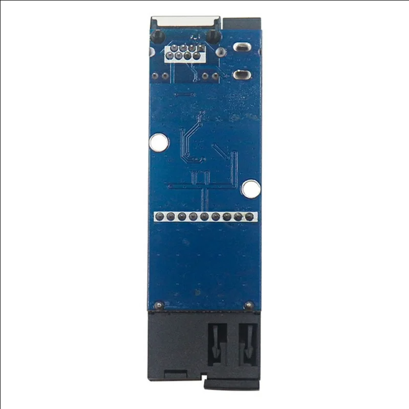 100Mbps Fiber Optic Transceiver Single Mode Single Fiber 25km SC + RJ45 PCBA Board LED Indicators Converter for Network Extension Communication Monitoring - scene 1