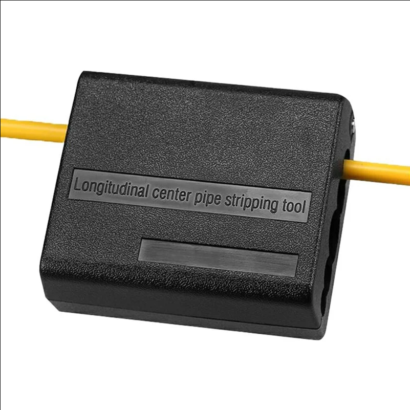 TK-K3 Cable Stripping Tool 5 Built-in Channels 4.5mm 6mm 7mm 8mm 11mm Flip-open for Telecom Construction Field Maintenance - Black - scene 1