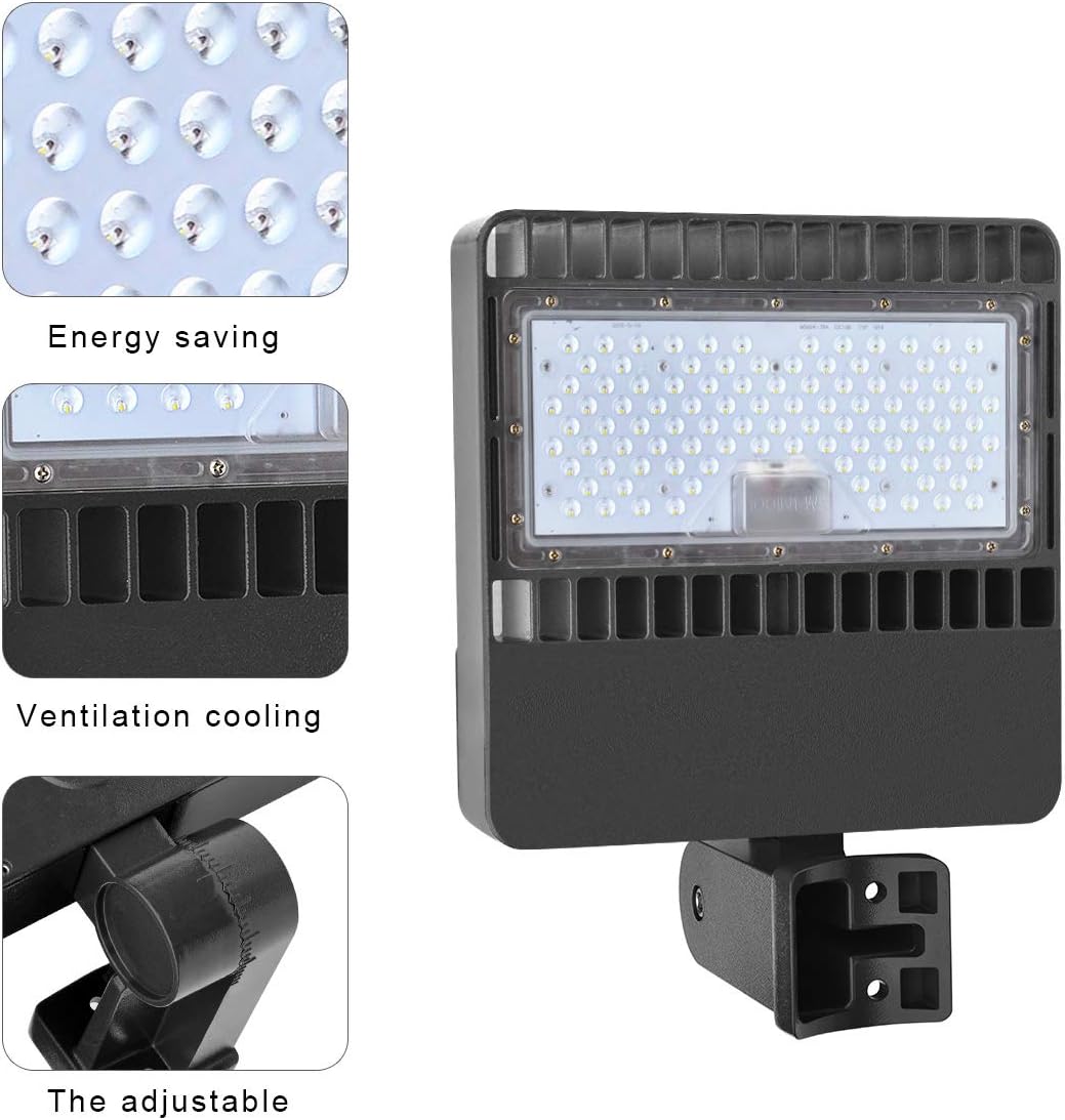 KAWELL 150W LED Parking Lot Light - 18000LM Commercial Outdoor Shoebox Lighting 5000K