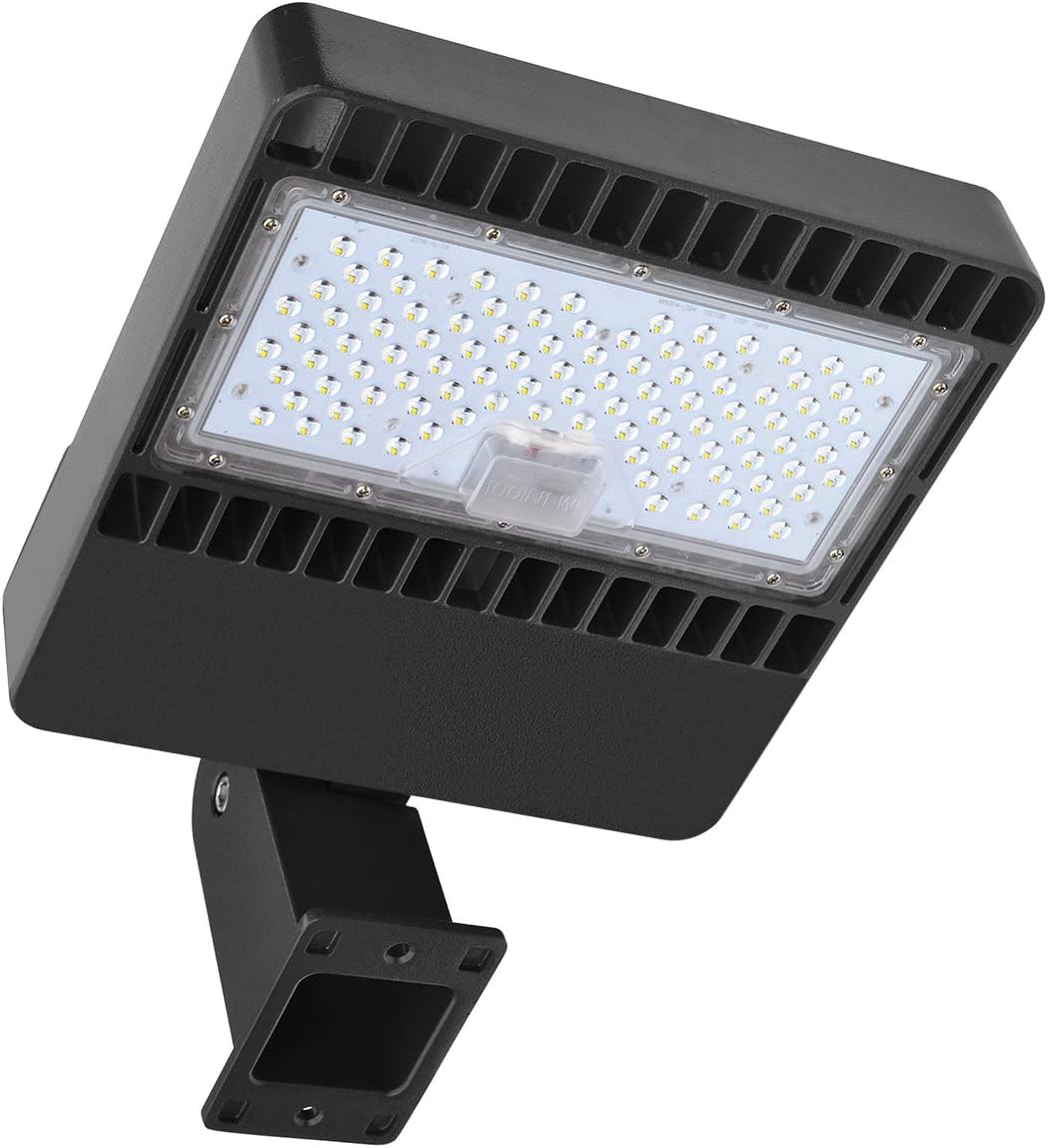 KAWELL 150W LED Parking Lot Light - 18000LM Commercial Outdoor Shoebox Lighting 5000K