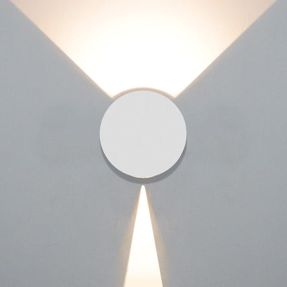 Kawell 8W LED Wall Light Up Down Modern LED Wall Sconce Light Waterproof LED Wall Lamp Indoor Outdoor for Bedroom Living Room Bathroom Hallway Stairs, White 3000K