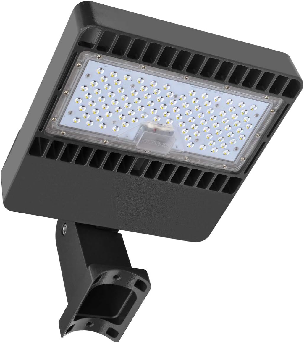 KAWELL 150W LED Parking Lot Light - 18000LM Commercial Outdoor Shoebox Lighting 5000K