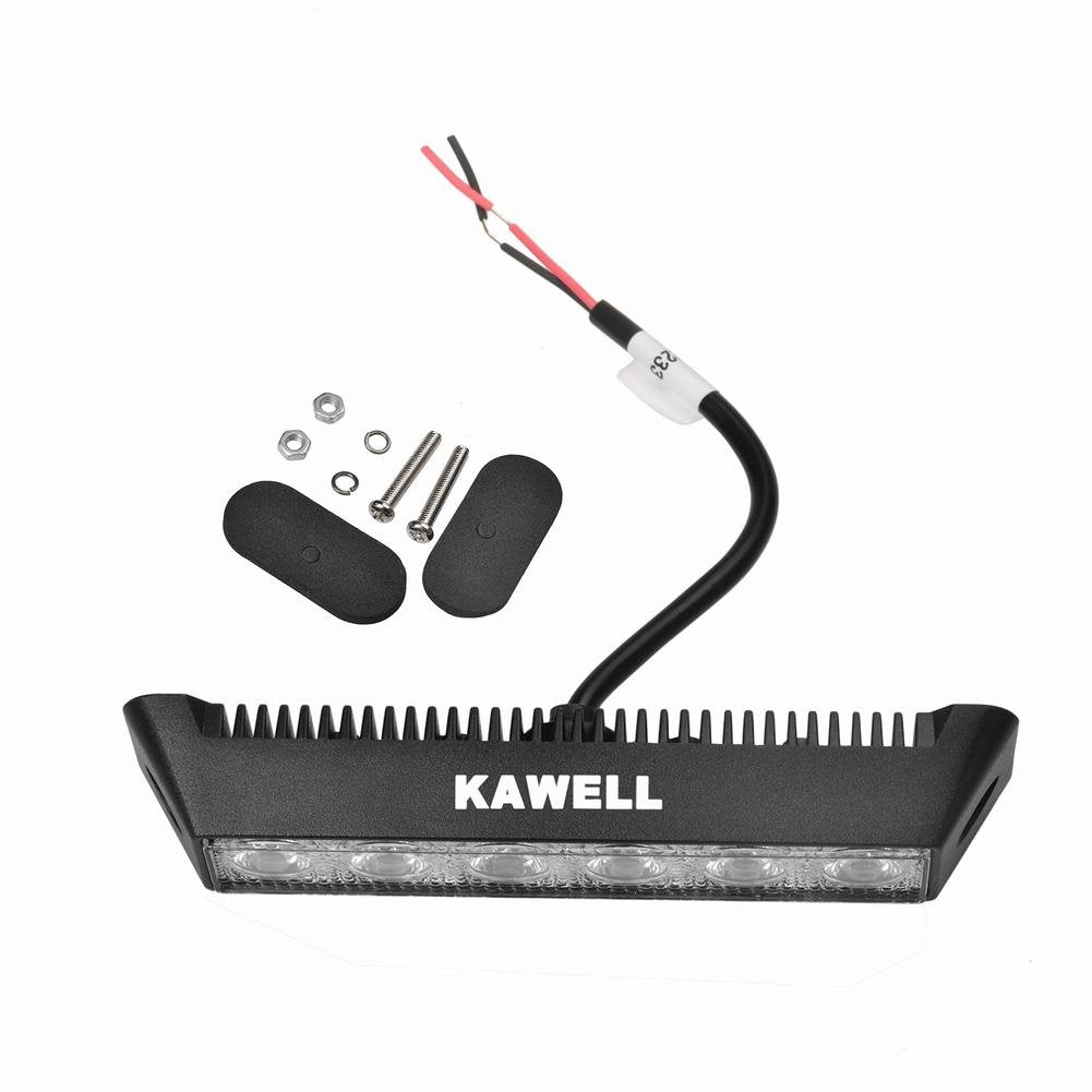 Kawell 18W LED Light Bar Floodlight LED Fog Light Bar Super Bright Driving Light LED Work Light for Off Road Motorcycle ATV UTV 4X4 SUV Truck Tractor Boat