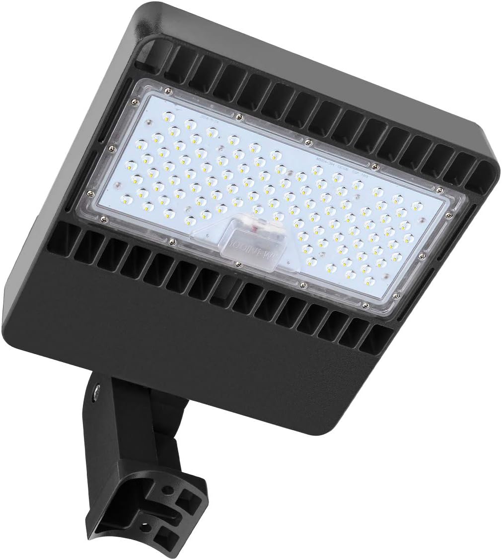 KAWELL 150W LED Parking Lot Light - 18000LM Commercial Outdoor Shoebox Lighting 5000K