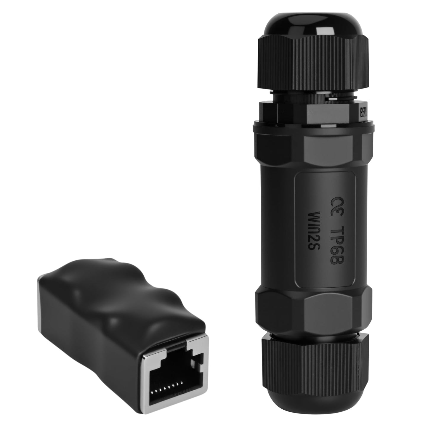 Starlink Ethernet Adapter Kit: IP68 Waterproof RJ45 Coupler for Starlink Cable/Cat7/Cat6/Cat5E/Cat5 Network LAN Cable Extender - Suitable for Repair and Extend Network Cables (Not lightning protected)