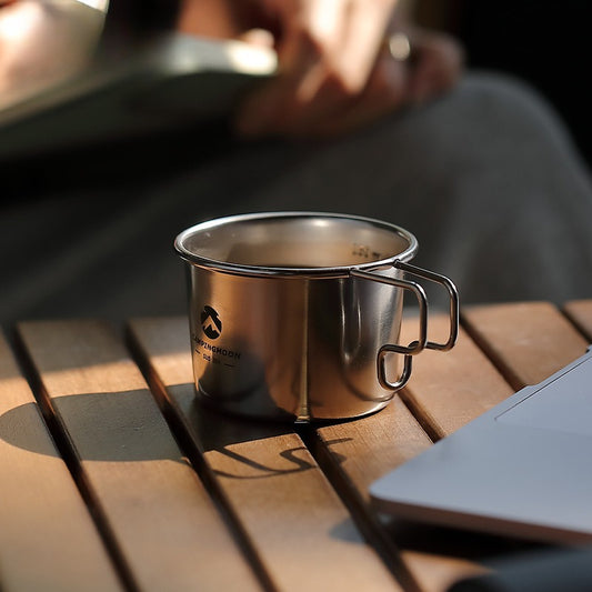 S180 Stainless Steel Snow Coffee Cup – Outdoor Camping Portable Drinkware