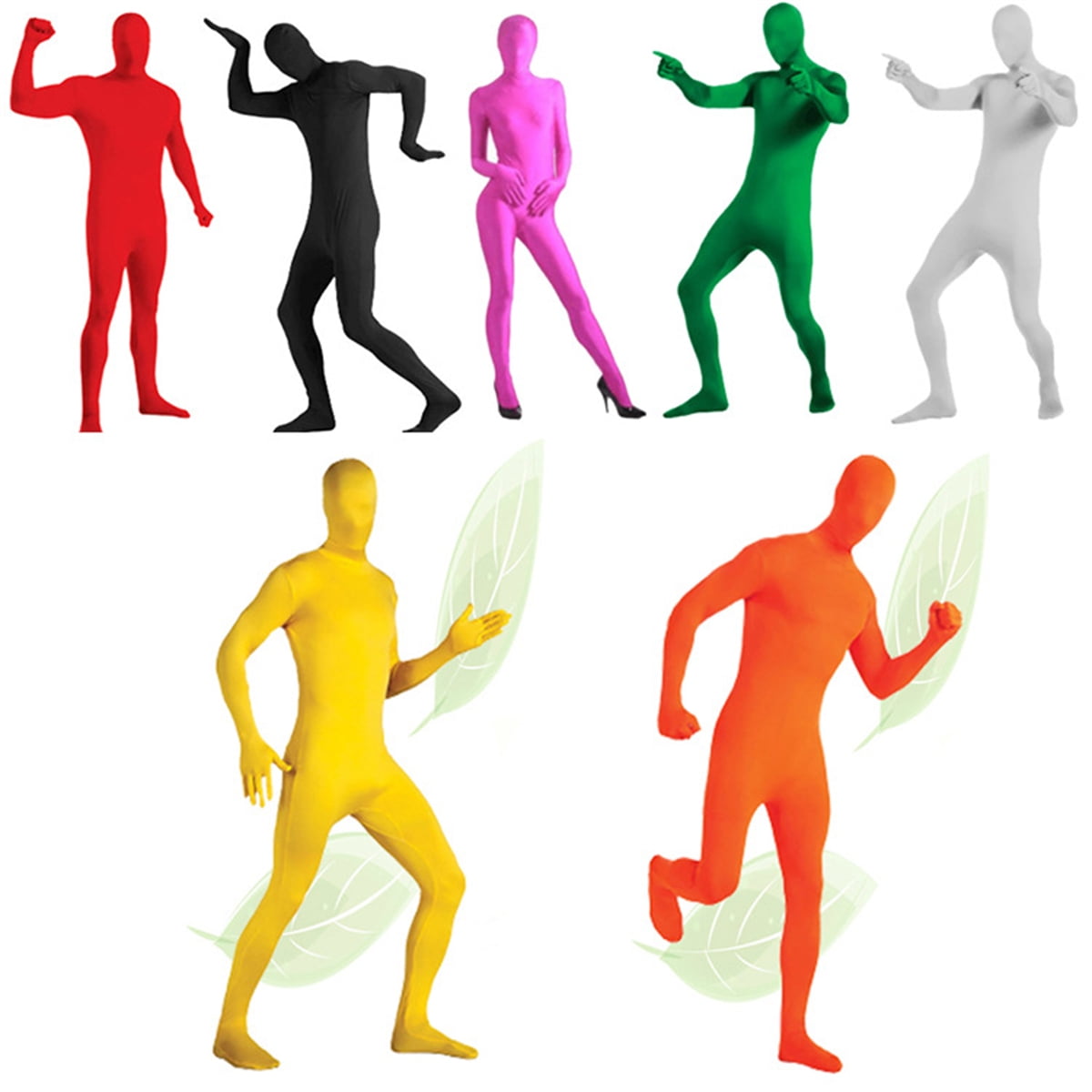 KAWELL FullBodysuit Kids Halloween Costume, Unisex Morph Suit for Kids, Skinsuit Costume