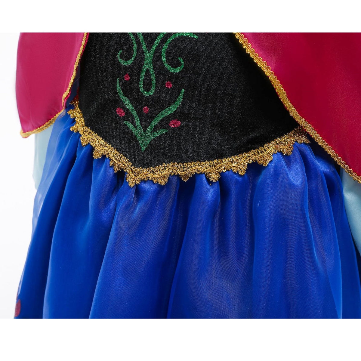 KAWELL Halloween Princess Costume Girls Dress with Cape Birthday Cosplay Dress up