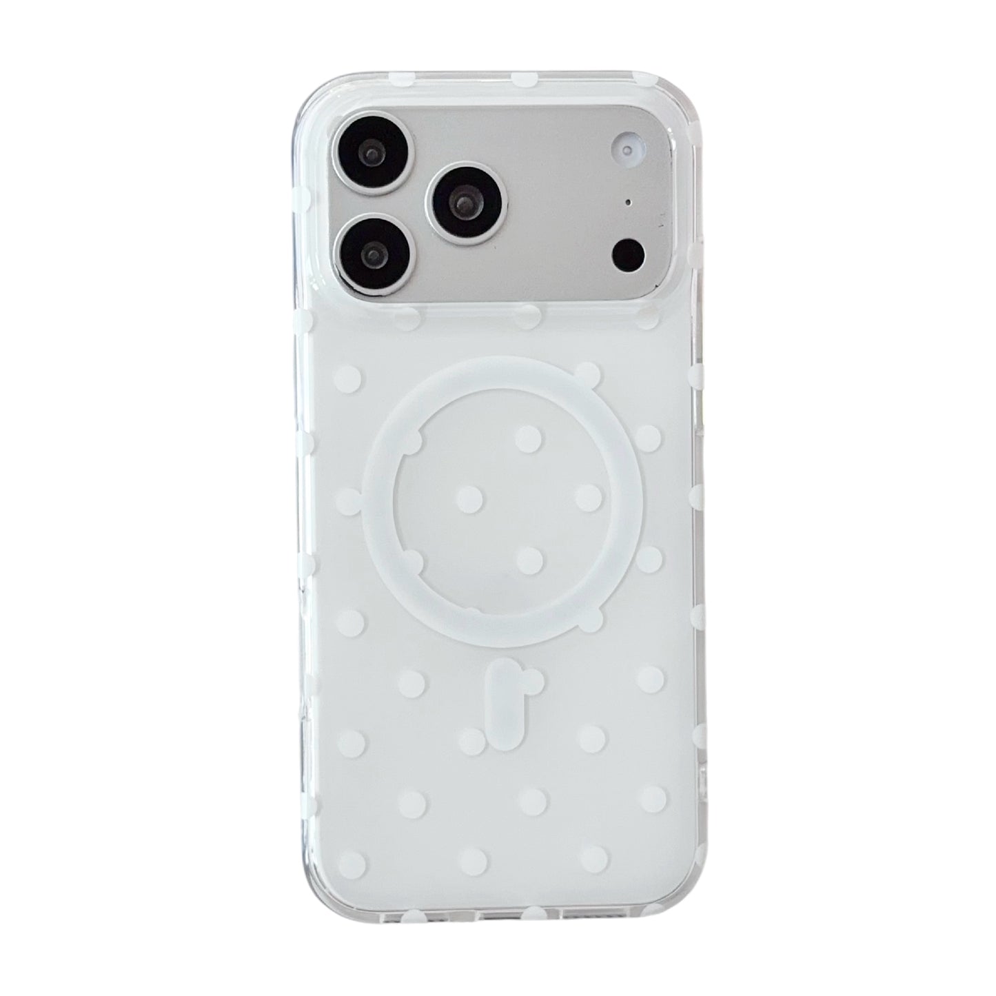 Polka Dot MagSafe for iPhone 17 Pro Max Case – Slim Clear TPU Shockproof Cover