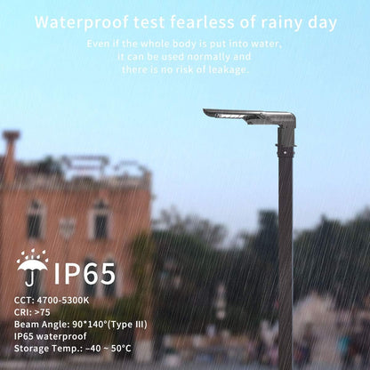 KAWELL 100W LED Parking Lot Light - 13000LM Square Pole Mount with Optional Photocell 5000K