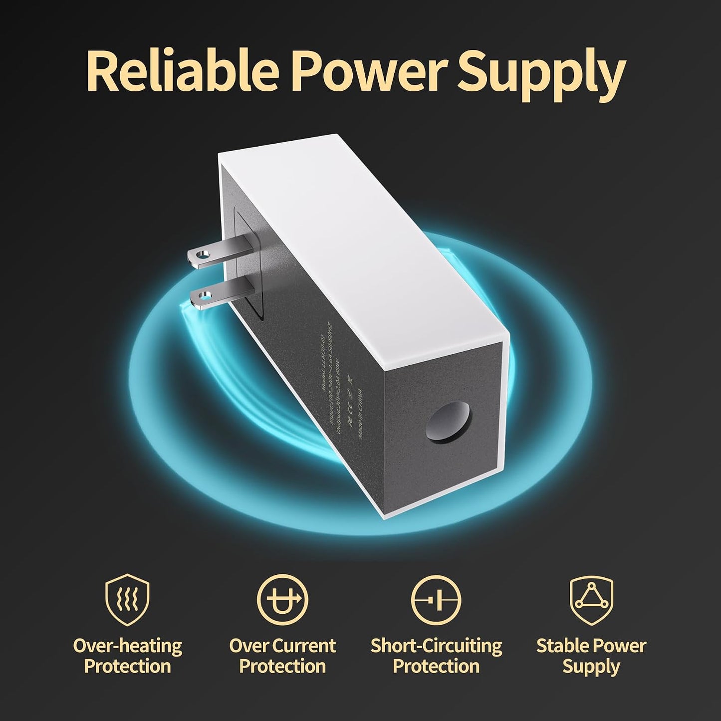 Starlink Mini Charger 60W Replacement Power Supply AC Adapter | 30V 2A Output, Wall Charger Plug, For Starlink Mini Dish