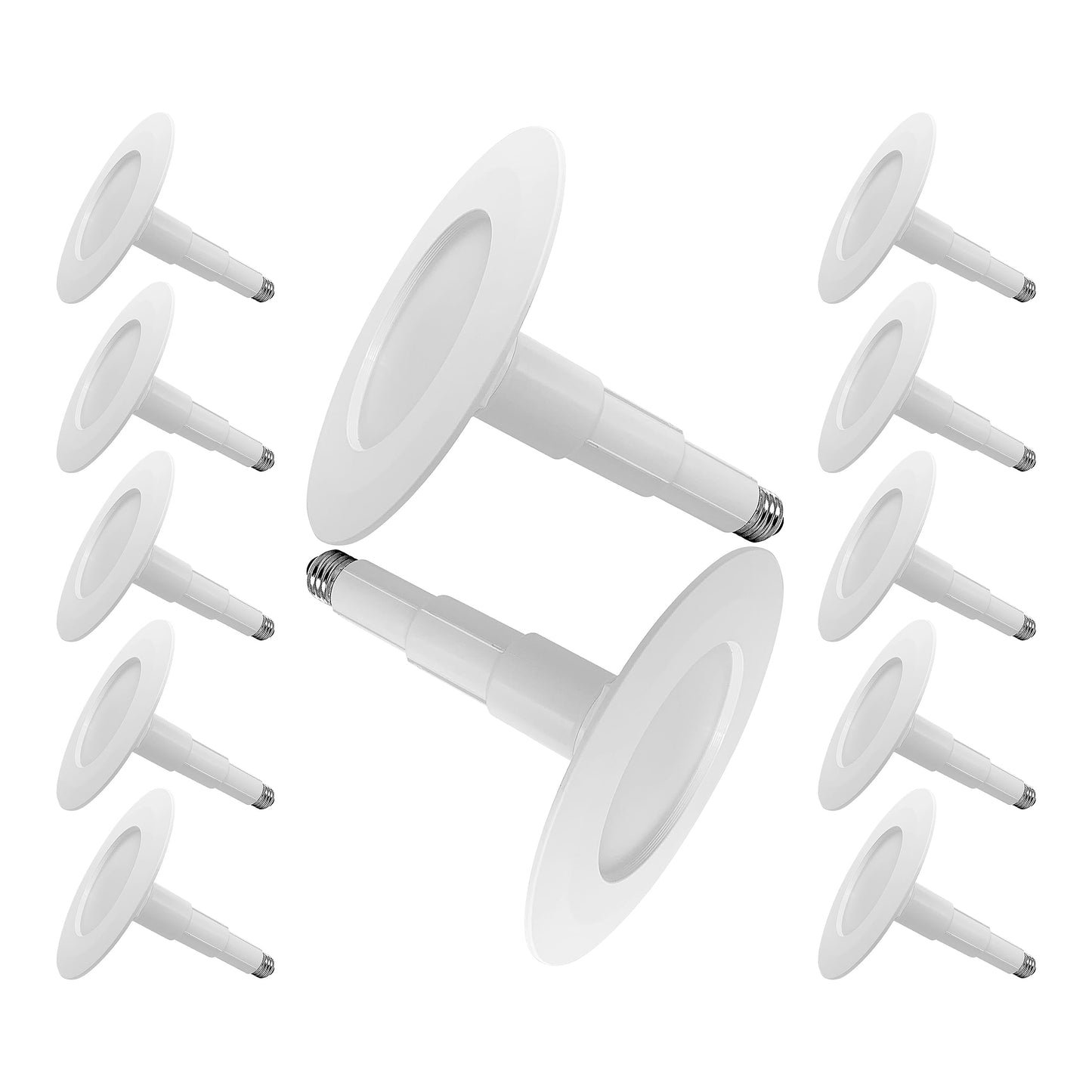LED Recessed Lighting 5/6 Inch - 12W Dimmable Retrofit Can Lights, 800LM, 5CCT Adjustable (2700K-5000K)