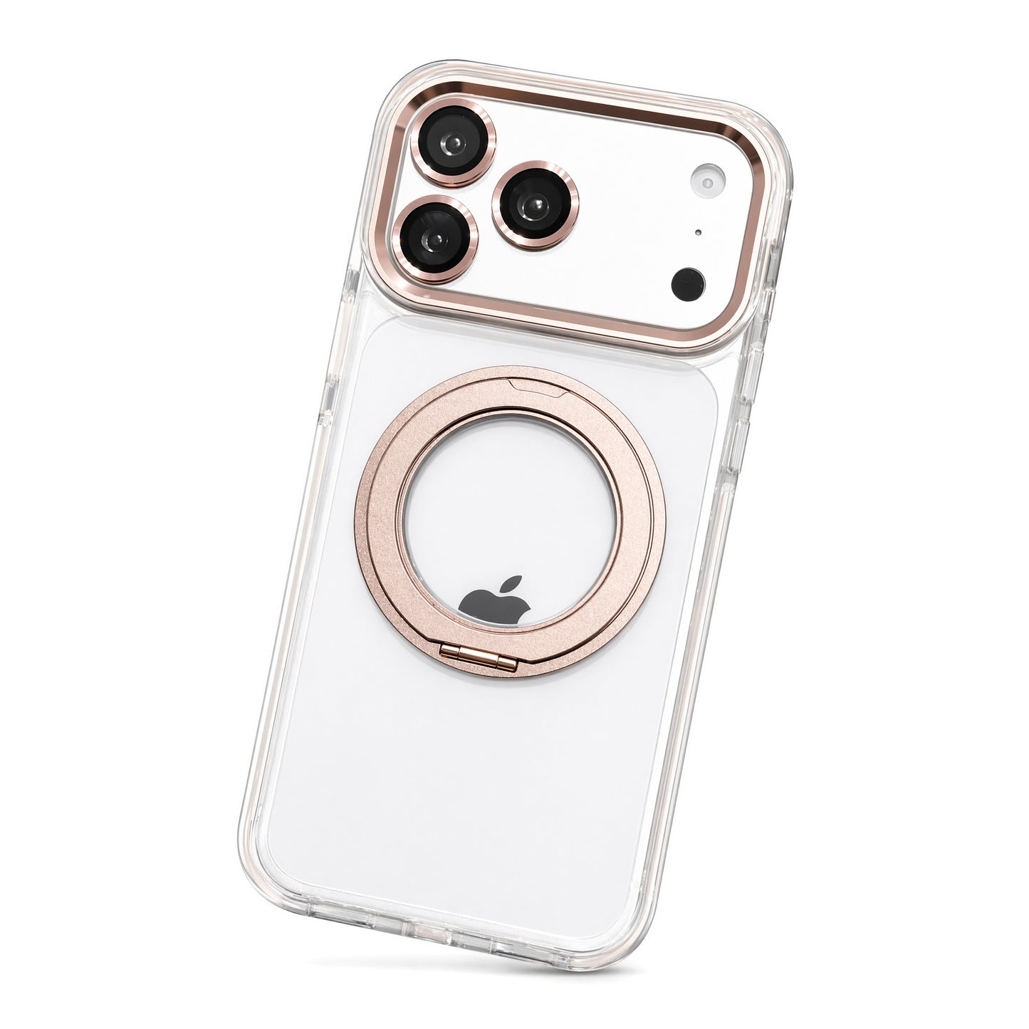 For iPhone 17 Pro Max Magnetic Stand Case | MagSafe Compatible | Military-Grade Drop Protection | Matte Translucent Ring Holder