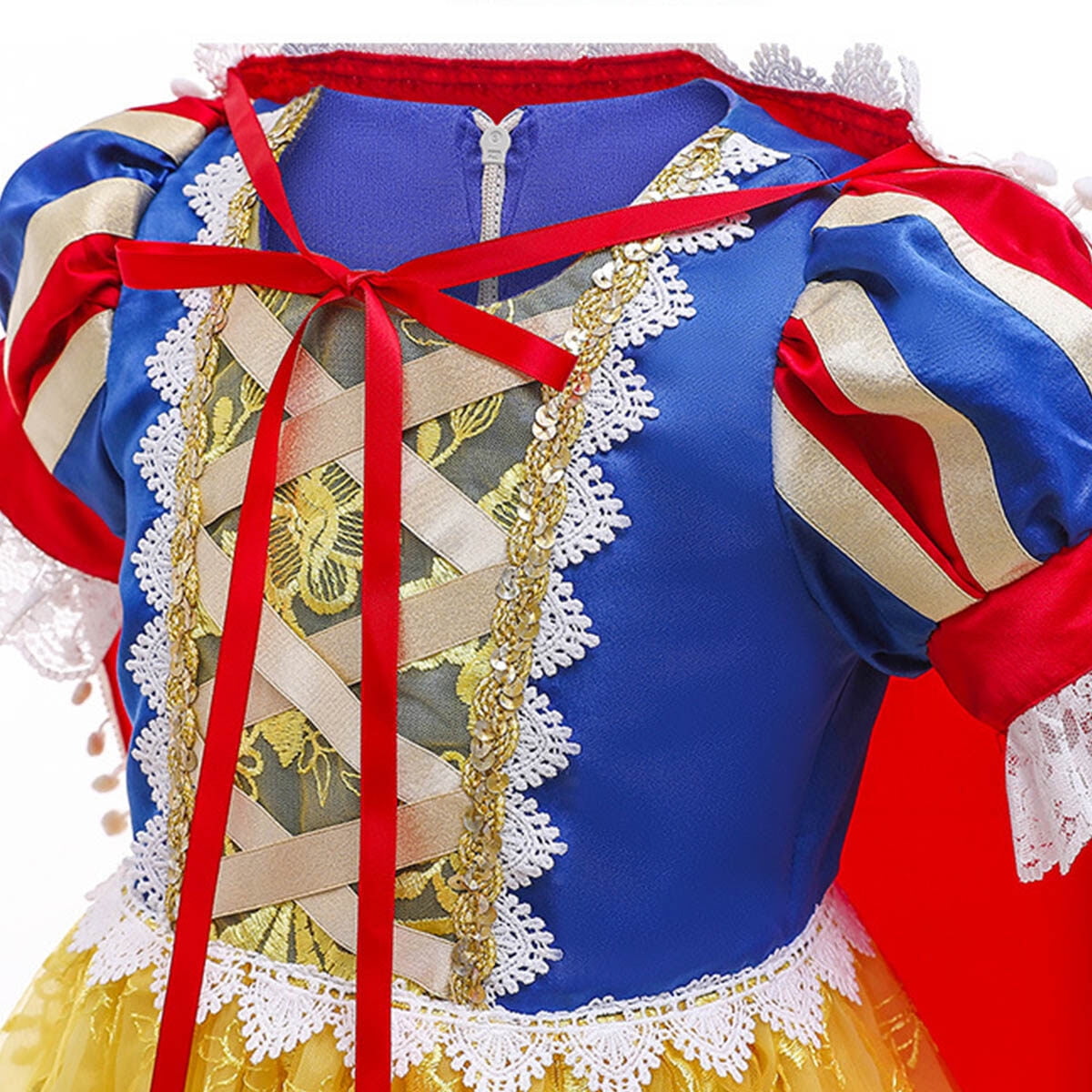 KAWELL Deluxe Snow Princess Dress up Costume for Child 2t
