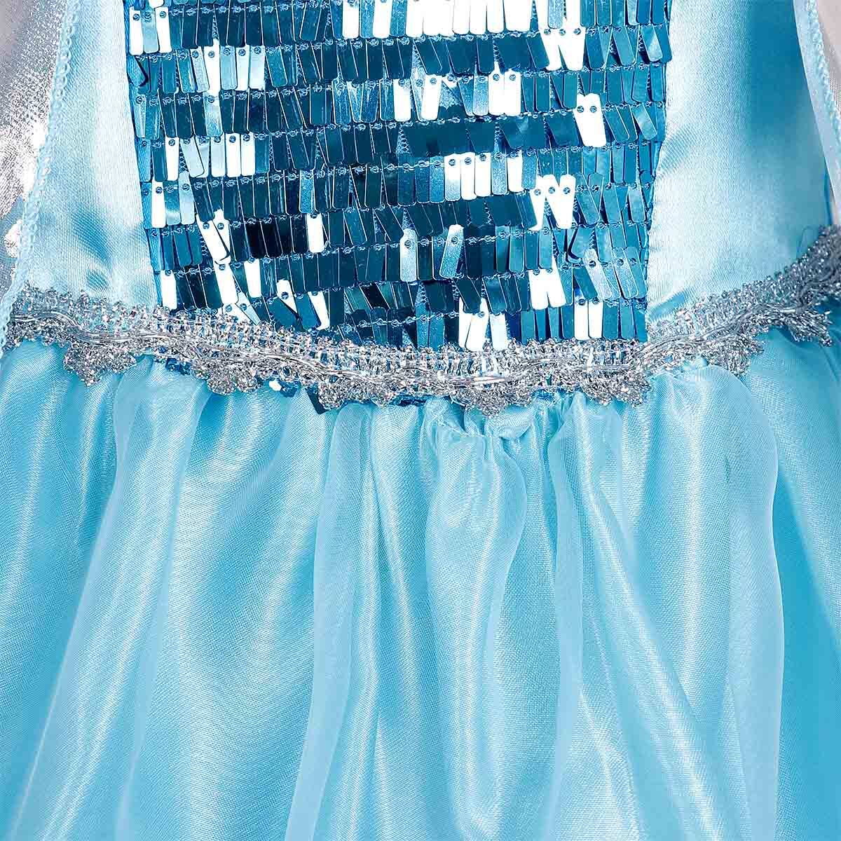 KAWELL Princess Kids Costume Dress up Girls Outfit for Halloween Cosplay Chirstmas Birthday Party,Child 2t