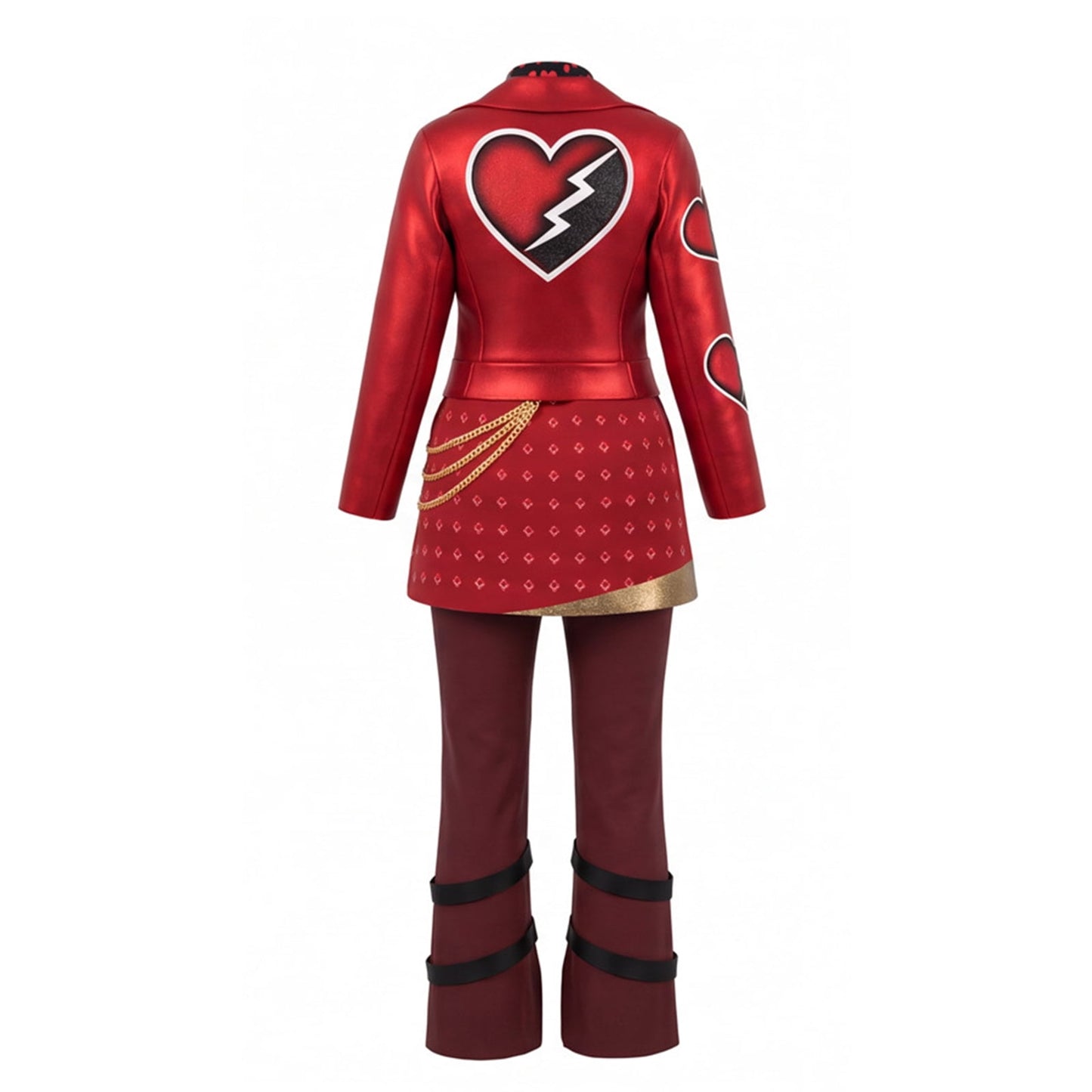 URSOFINE Princess Red Costume 3PCS Rise of Red Costume Halloween Cosplay Outfits