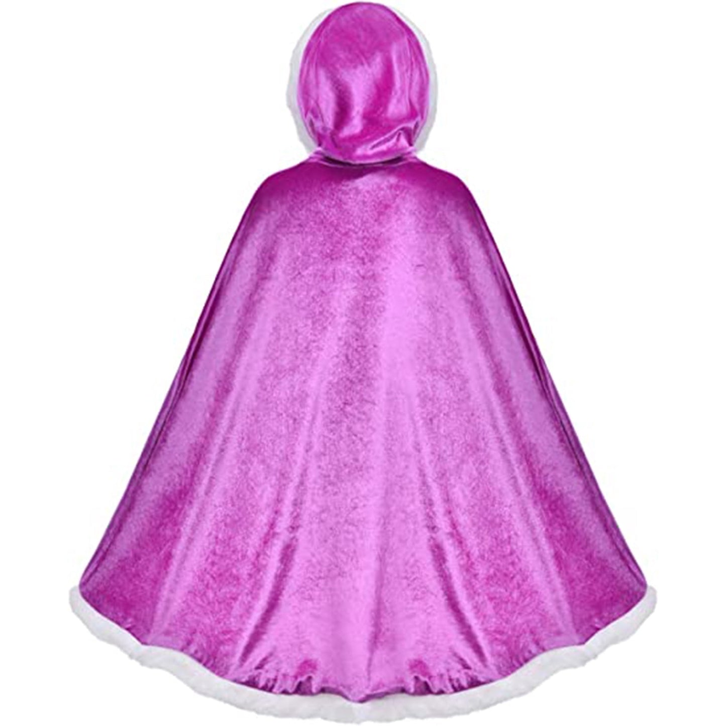 KAWELL Princess Hooded Cape Cloaks Costume for Girls Dress up, Child 3 to 12 Years