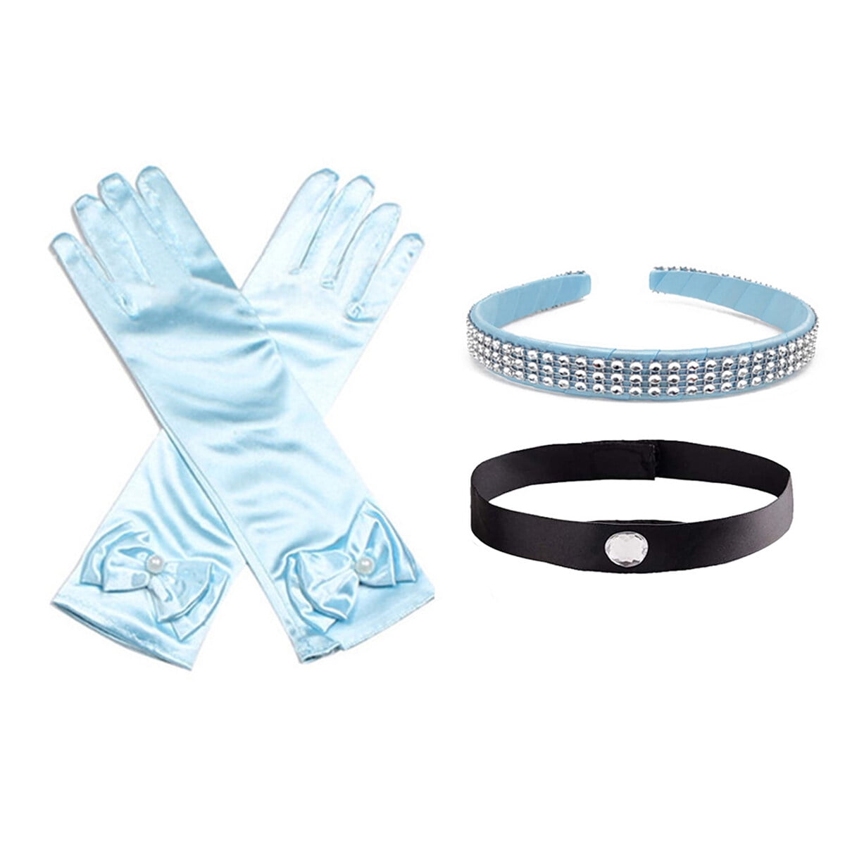 Kawell Princess Blue Toddler Girls Costume Dress Up Fancy Halloween Christmas Party