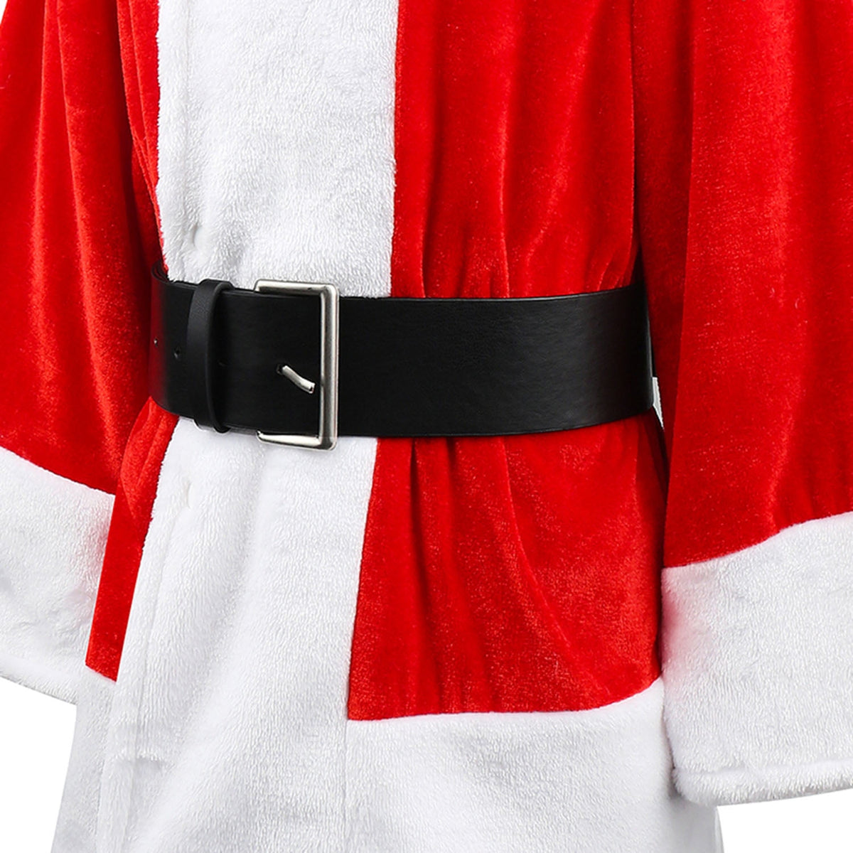 KAWELL Child Santa Suit Deluxe Plush Christmas Children’s Santa Claus Kids Halloween Costume Cosplay for 4+ years